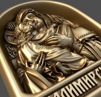 3D model Vladimir Icon of the Mother of God (STL)